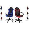 ZStyle Sedia Gaming Poltrona - Ufficio - Reclinabile - Ergonomica - Imbottita - Girevole - Pelle - Racing - Reclinabile - Professionale (Rosso, GTX)