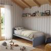 MOBILFINO CAMERETTE Letto Singolo cameretta 80x190 con Rete a doghe in Acciaio e faggio - Testata a Sinistra, Avio