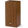 Linea Azzurra Pensile Cucina Sospeso 30 con 1 Anta e 2 Ripiani Mobile in Legno Made in Italy H72xL30xP32 cm cm Facile da Montare (Noce Antico)