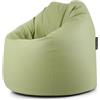 extroitaly TERA - Pouf Poltrona (78x78cm, H.93) per Sedersi in Ecopelle con Cuciture Rinforzate, Poltroncine da Salotto e Giardino Adatte per Interno ed Esterno, Antimacchia e Idrorepellente