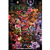 Close Up Poster Five Nights at Freddy's Ultimate Group (61 cm x 91,5 cm) + confezione regalo bianca