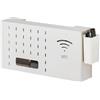 PreuepltrMa Supporto Router da Parete con Cassetto Laterale Rimovibile, Scatola WiFi con Ventilazione a Griglia, Porta Modem Senza Fori per Casa/Ufficio(White,Large)