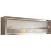 YSPZDQ Pensile Cucina a Parete con Ante Scorrevoli, Mobile Sospeso in Acciaio Inossidabile Facile da Pulire, Montaggio Semplice Max 25kg per Cucina, Soggiorno, Bagno, Garage(120 x 35 x 40cm)
