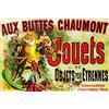 1art1 Vintage Poster XXL Aux Buttes Chaumont, Jouets Et Objets pour Étrennes, Jules Cheret, 1885 Stampa Geante 120x80 cm