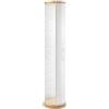 Emporium Living - Pop Scarpiera Frassino di Design Girevole Verticale in Polypropylene con 11 Ripiani - Base Ø 40 × 173 cm - Made in Italy