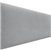 DHOME Testiera Imbottita Liscia in Tessuto Aqualine Altezza 70CM Spessore 4cm e 8cm per Parete Acustica Testiere Fonoassorbenti Letto Camera da Letto (Tessuto Grigio Chiaro, 140cm, Spessore 4cm)