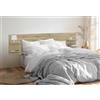 DHOME Testiera con Mensole in Legno Riciclato DM Appesa a Parete Stile Pallet Orizzontale Letto Vintage Nordico Supporti inclusi (Cambrian Legno, 210cm)
