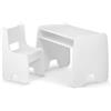 defiPad® Tavolino Bambini con Sedie | Elegante Tavolo Contenitore con Comoda Sedia | Tavolino e Sedie per Bambini | Mobili per Cameretta e Stanza dei Giochi