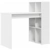 Solivagant Scrivania Bianco 108 x 55 x 103.5 cm Legno Multistrato,Bianco,28.5kg