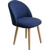 Generico Chair Covers with Backrest 4/6 Pieces - Elegant Stretch Covers for Dining Room and Office - Round Jacquard Washable (Colour: C, Size: 6 Pieces)