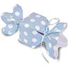 Aurora Store Scatoline Caramella Bomboniera per Confetti 12x4x4 cm Scatola ricordo segnaposto Contenitore Confetti Battesimo Nascita Compleanno (20, Azzurro)