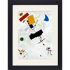 1art1 Kazimir Malevic Poster Suprematismo, 1915 Quadro in Cornice con Pregiato Passepartout | Immagini A Parete | in Una Cornice 40x30 cm