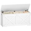 Hzuaneri Cassapanca da 109 cm, 40 x 109 x 48,5 cm, Bianco
