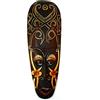 Coco Papaya Maschera Africano in Legno 50 cm. Decorazione Parete Etnica Africana.