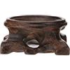 DOITOOL Base in Legno per Esposizione con Design Intagliato Supporto Robusto E Leggero per Sfera di Cristallo Porta Oggetti Decorativo per Casa E Ufficio 2.17 * 2.17 * 0.98In