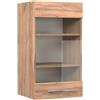 Vicco Mobile da cucina in vetro Fame-Line, Rovere dorato, 40 cm | 1 Anta · Chiusura ammortizzata · Profondità - 34,1 cm · Maniglie in metallo · ✓ Liberamente combinabile