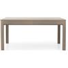 Mar.c.a. Design - Tavolo da Pranzo Allungabile Rettangolare 160x90x76 cm - Allungabile Fino a 332 Cm in Legno - Grigio Tortora - Made in Italy