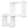 MODULARREDO | NUOVO CUBE, Mensola da Muro, Cubi da Parete, Mensola Cubo, Cubi Arredo, 59x59x20 cm, Magnolia, Kit Tasselli Incluso - Made in Italy