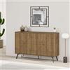 Totò Piccinni Madia Credenza DUNE in Legno con quattro ante (Rovere Antico)