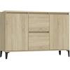vidaXL Credenza Rovere Sonoma 104x35x70 cm in Legno Multistrato