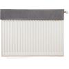 Cozomiz Copertura antipolvere per termosifone, lavabile, protezione riscaldatore spaziale, 99 cm x 10,2 cm, grigio