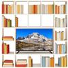 Mar.c.a. Design - Libreria con Porta TV in Legno LPH 218x218x30 cm - Mobile Libreria Da Parete con 19 Scomparti - Vano TV 126x83 cm - Cubi Interni 40x40 cm - Made in Italy