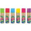 Generic 6 BOMBOLETTE Stelle FILANTI Colorate 83 ML Verde Giallo Rosso Blu Viola Arancione Carnevale Festa Party