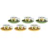 THUN - Set Regalo Sei tazzine Happy Country