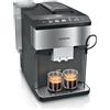 Siemens Macchina da caffè automatica EQ500 classic connect, fino a 18 specialità, app HomeConnect, 2 tazze contemporaneamente, con filtro acqua BRITA, acciaio inox/Real Black