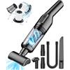 Vankarr Aspirabriciole Senza Fili Potente 16000pa, Mini Aspirapolvere Portatile Ricaricabile USB per Auto e Casa, Aspira Briciole per Ufficio