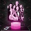 Lampephoto.fr - Lampada 3D I M Your Mother, Luce Notturna Tattile How I M Your Mother, Illusione 3D Led, Idea Regalo di Natale per Ragazzi e Ragazze Lampada da Notte per Bambini o Adulti, Gadget