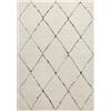 Wecon Home, Tappeto moderno a pelo lungo, in stile berberbero, per soggiorno, corridoio, camera da letto, Studio Two (133 x 200 cm, crema beige)