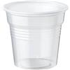 Generico Bicchieri plastica CAFFE' da 80 ml bianchi o trasparenti - bicchierini da caffè 80cc varie pezzature (500 pezzi trasparente)