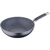 BERGNER MasterPro Padella Wok 28 x 8 cm alluminio forgiato