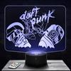 Lampephoto.fr - Lampada 3D D. Punk, Luce Notturna Tattile Duo Cantantes D. Punk, Illusione 3D Led, Idea Regalo di Natale per Ragazzi e Ragazze Lampada da Comodino per Bambini o Adulti, Gadget TOP