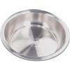 Nikou Piatti Fondi in Acciaio Inox, Piatto Rotondo Ciotole Profonde per Minestra Soup Plate Ciotola per Mescolare, Piastra Profondo per Minestra, Insalata, Frutta, Cibo da Campeggio (18 cm)