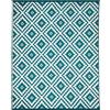 IDMarket - Tappeto esterno Bahamas blu anatra 270 x 470 cm