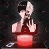 Lampephoto.fr - Lampada 3D T Ghoul, Idea Regalo per Adolescenti, Accessorio T Ghoul Manga Cartoni Animati Camera da Adolescente Ragazzo Deco Idea Regalo Natale Adolescente, Illusione 3D Led TOP