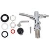 Haofy Rubinetto per Birra, Filettatura G5 / 8in Ottone Cromato Rubinetto per Birra Regolabile in Acciaio Inossidabile Accessori per Fusti di Birra