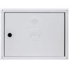 Gran Sasso Inox Sportello per Contatore Acqua da Incasso - Misura Esterna 40x50 cm (foro luce 36x46) - Telaio con Zanche di Ancoraggio e Serratura con Chiave - Lamiera Preverniciata 6/10