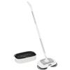Zalydala Mocio elettrico con secchio di pulizia, mocio elettrico senza fili per la pulizia del pavimento, 40 W, mocio senza fili, oro (bianco)