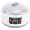 Depisuta Maker di Yogurt, Macchina per Produttore di Yogurt Greco Elettrico con Controllo del Timer, Vaso di Vetro e Pentola Interna in Acciaio Inossidabile, 1,2 Litri di Natto Yogurt