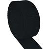 AnseTendance - 32 mm 10 metri di cinghia di cotone per borse zaino borsa a tracolla tracolla bag straps creazioni borse fatto a mano cucito abbigliamento artigianato colore: Nero
