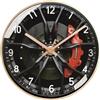 KESOTO Orologio da parete per garage, orologio da parete a forma di ruota di auto, da a forma di pneumatico, regalo moderno, silenzioso, rotondo per casa, F