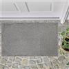 Astra Zerbino Antiscivolo per Esterni - Antipolvere Resistente alle Intemperie - 60x90 cm Grigio