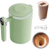Doiyislem elettrica auto-commovente da 400 ml automatica magnetica | Tazzetta elettrica con display LCD di temperatura,Per bevande calde come tè, caffè cioccolata calda