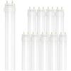 Ledvion - 10X Tubo LED TL 60CM Incl. Starter LED, 9W, 6500K, 100lm/W, 30.000 ore di durata