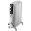 De'Longhi Dragon 4 TRD40820 Radiatore ad olio da 8 Elementi per Ambienti fino a 60m³, Calore a lungo, 3 Livelli di Potenza, Timer, Protezione Antigelo e Funzione Eco, 2000W, Bianco