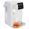 Kanbihao Distributore di acqua calda 2200 W con serbatoio da 3 l rimovibile e filtro dell'acqua, acqua calda in 3 secondi (25 - 99 °C), design notturno, sicurezza bambini, touch screen