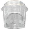POLOPLAST PZ 100 BICCHIERE COPPETTE DI PLASTICA CC 150 + COPERCHIO PER MACEDONIE YOGURT E GELATI TRASPARENTI COLORATE PLASTIC CUP FOR ICE CREAM
